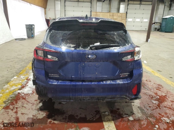 2024 Subaru Impreza RS with VIN JF1GUHHC0R8218167, listed as a Copart auction lot 44566625 with 34,153 mi miles and Salvage Title. Bid and sale history available at carsss.com. Image 6.