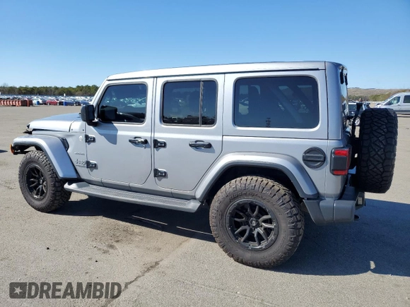 2020 Jeep Wrangler Unlimited Sahara Altitude with VIN 1C4HJXEN8LW209405, listed as a Copart auction lot 50297225 with 13,267 mi miles and Salvage title. Bid and sale history available at DreamBid. Image 2.