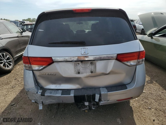 2014 Honda Odyssey LX with VIN 5FNRL5H2XEB135917, listed as a Copart auction lot 79043514 with 329,233 mi miles and Salvage Title. Bid and sale history available at carsss.com. Image 6.