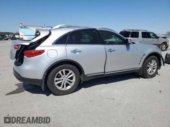2011 Infiniti FX with VIN JN8AS1MW3BM734697, listed as a Copart auction lot 53041115 with 118,520 mi miles and Salvage title. Bid and sale history available at DreamBid. Image 3.