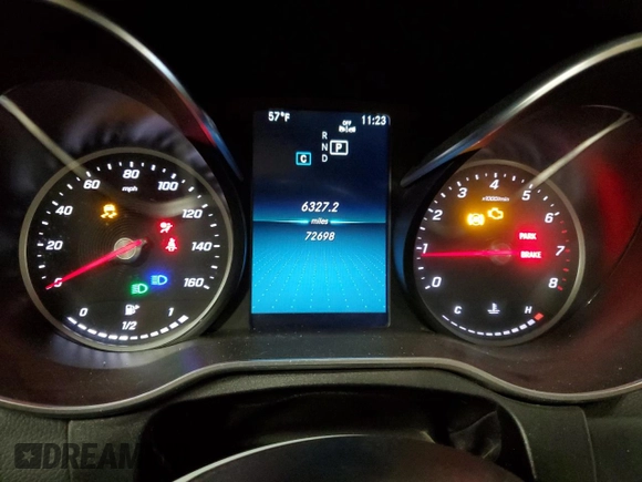 2019 Mercedes-Benz C 300 with VIN 55SWF8EB2KU302331, listed as a Copart auction lot 87732105 with 72,698 mi miles and Salvage Title. Bid and sale history available at carsss.com. Image 9.