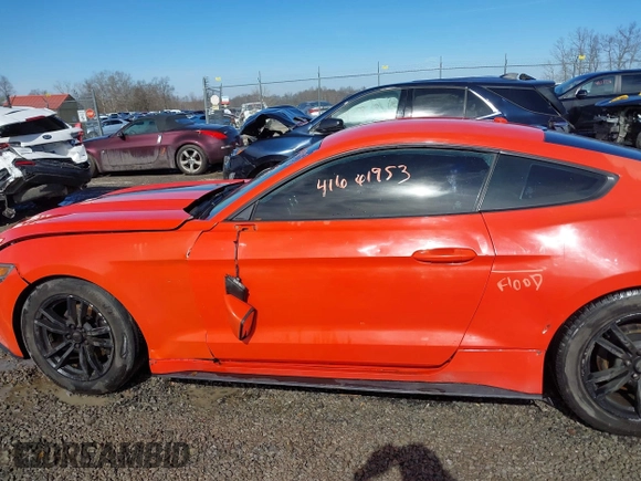 2015 Ford Mustang EcoBoost with VIN 1FA6P8TH7F5354783, listed as a IAAI auction lot 41661953 with 120,000 mi miles and . Bid and sale history available at carsss.com. Image 6.