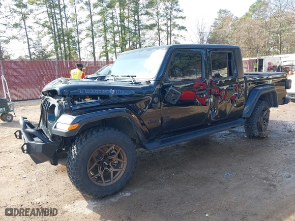 2023 Jeep Gladiator Sport S with VIN 1C6HJTAG9PL578241, listed as a IAAI auction lot 41494289 with 18,715 mi miles. Bid and sale history available at carsss.com. Image 22.
