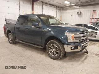 2018 Ford F-150 XL with VIN 1FTEW1EP4JFA00923, listed as a IAAI auction lot 41506293 with 153,523 mi miles. Bid and sale history available at carsss.com. Image 1.