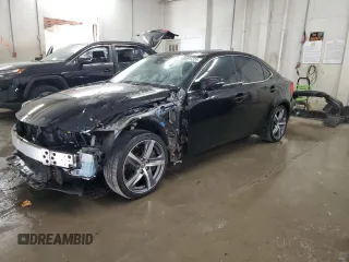 2020 Lexus IS with VIN JTHDA1D2XL5107157, listed as a Copart auction lot 80091224 with 64,545 mi miles and Salvage Title. Bid and sale history available at carsss.com. Image 1.