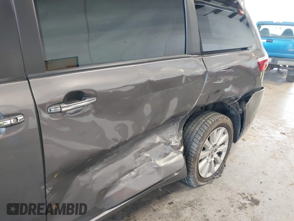 2017 Toyota Sienna with VIN 5TDDZ3DC5HS187614, listed as a IAAI auction lot 41934707 with 82,943 mi miles and . Bid and sale history available at DreamBid. Image 6.