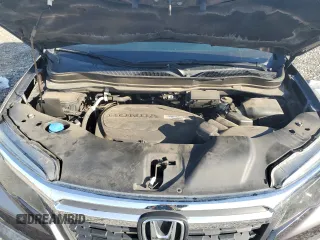 2019 Honda Ridgeline RTL-T with VIN 5FPYK3F63KB019325, listed as a Copart auction lot 43327725 with 63,124 mi miles and Salvage title. Bid and sale history available at DreamBid. Image 11.