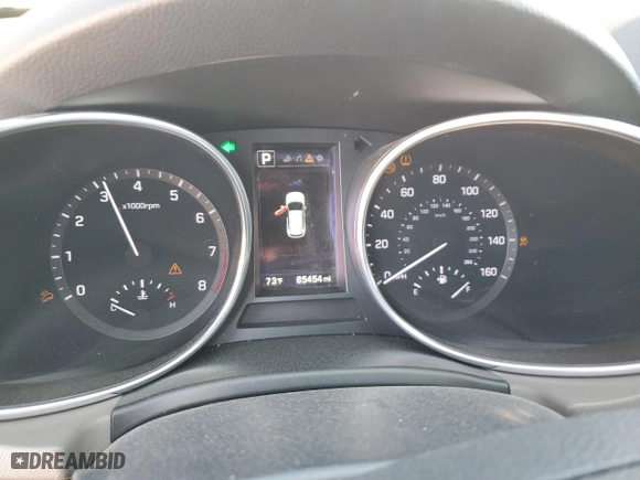 2017 Hyundai Santa Fe Sport 2.4L with VIN 5XYZU3LB4HG496954, listed as a Copart auction lot 52159895 with 85,454 mi miles and Salvage Title. Bid and sale history available at carsss.com. Image 9.