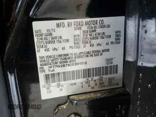 2013 Ford F-250 XL z VIN 1FT7W2BT8DEB61012, wystawiony jako Copart lot #56889875 z przebiegiem 27 188 mil mil oraz Szkoda całkowita • Salvage title. Historia ofert i sprzedaży dostępna na DreamBid. Obrazek 12.