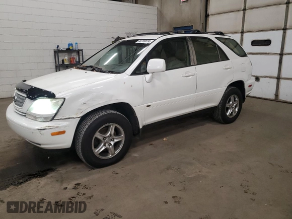 2002 Lexus RX 300 with VIN JTJHF10U320277560, listed as a Copart auction lot 84728674 with 198,399 mi miles and Salvage Title. Bid and sale history available at DreamBid. Image 1.