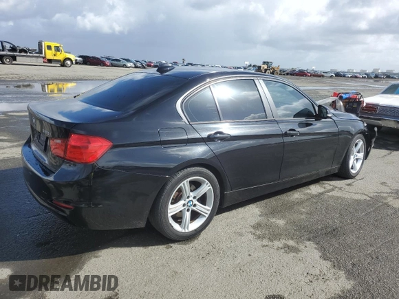 2014 BMW 3 Series 328i with VIN WBA3C1C56EK107662, listed as a Copart auction lot 49327345 with 107,467 mi miles and Salvage Title. Bid and sale history available at carsss.com. Image 3.