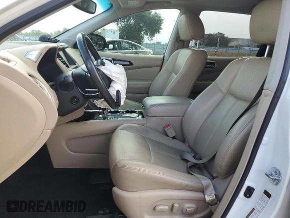 2016 Nissan Pathfinder Platinum with VIN 5N1AR2MN9GC618854, listed as a Copart auction lot 79356124 with 106,784 mi miles and Salvage Title. Bid and sale history available at carsss.com. Image 7.