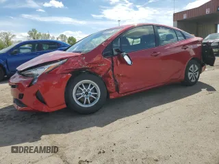 2017 Toyota Prius Two z VIN JTDKBRFU0H3563660, wystawiony jako Copart lot #55823205 z przebiegiem 83 955 mil mil oraz Szkoda całkowita • Salvage title. Historia ofert i sprzedaży dostępna na DreamBid. Obrazek 1.