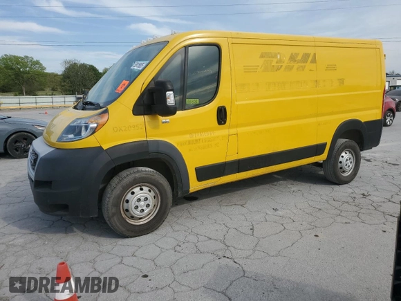 2020 Ram ProMaster Cargo with VIN 3C6TRVAG8LE127304, listed as a Copart auction lot 53615005 with 201,832 mi miles and Clean Title. Bid and sale history available at carsss.com. Image 1.