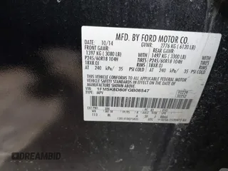 2015 Ford Explorer XLT with VIN 1FM5K8D80FGB08547, listed as a IAAI auction lot 41656080 with 108,213 mi miles and . Bid and sale history available at carsss.com. Image 9.