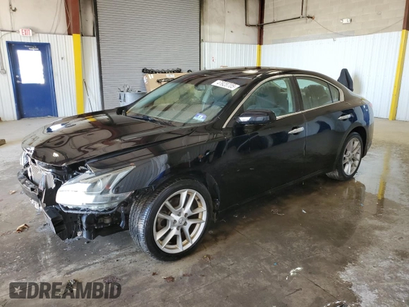 2009 Nissan Maxima SV with VIN 1N4AA51E19C836667, listed as a Copart auction lot 47928705 with 131,022 mi miles and Salvage Title. Bid and sale history available at DreamBid. Image 1.