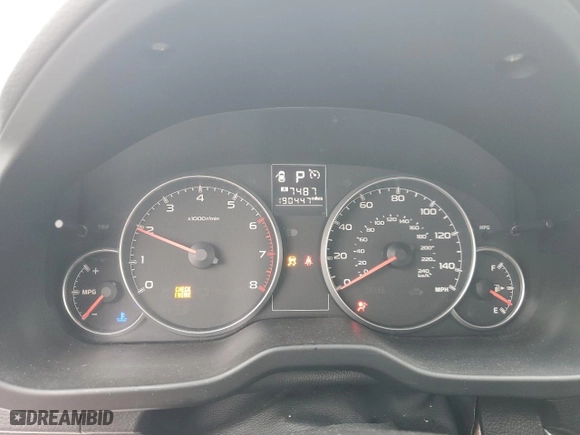 2013 Subaru Outback 2.5i with VIN 4S4BRCAC9D3260955, listed as a Copart auction lot 53471435 with 190,447 mi miles and Clean Title. Bid and sale history available at carsss.com. Image 9.
