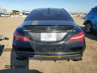 2018 Mercedes-Benz CLA with VIN WDDSJ5CB0JN668519, listed as a Copart auction lot 44824243 with 44,098 mi miles. Bid and sale history available at carsss.com. Image 6.