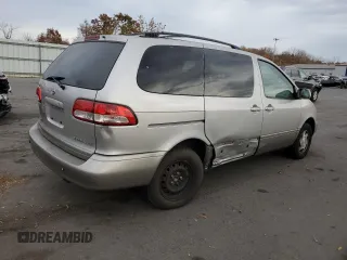 2002 Toyota Sienna LE with VIN 4T3ZF13C62U502916, listed as a Copart auction lot 78490014 with 116,367 mi miles and Salvage Title. Bid and sale history available at carsss.com. Image 3.
