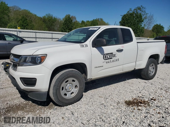 2019 Chevrolet Colorado 2WD Work Truck with VIN 1GCHSBEA9K1151989, listed as a Copart auction lot 53049575 with 114,814 mi miles and Salvage Title. Bid and sale history available at DreamBid. Image 1.