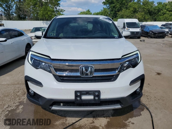 2021 Honda Pilot EX-L with VIN 5FNYF6H58MB084287, listed as a Copart auction lot 59658784 with 32,707 mi miles and Salvage title. Bid and sale history available at DreamBid. Image 5.