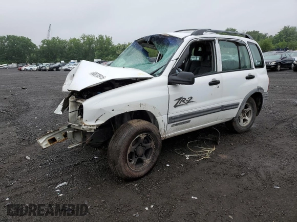 2002 Chevrolet Tracker ZR2 с VIN 2CNBJ734726925605, выставлен на аукционе Copart как лот 60070915 с пробегом Не указан миль и Списание • Salvage title. История ставок и продаж доступна на DreamBid. Изображение 1.