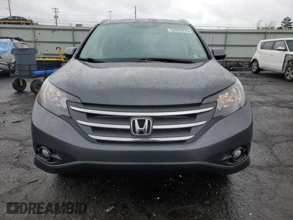 2013 Honda CR-V EX-L z VIN 2HKRM4H77DH617781, wystawiony jako Copart lot #57979735 z przebiegiem 54 382 mil mil oraz Szkoda całkowita • Salvage title. Historia ofert i sprzedaży dostępna na DreamBid. Obrazek 5.