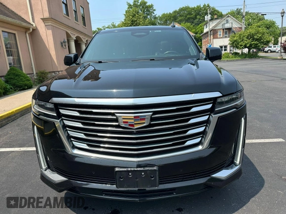 2021 Cadillac Escalade ESV 4WD Premium Luxury Platinum z VIN 1GYS4MKL8MR367932, wystawiony jako Copart lot #60240855 z przebiegiem 182 308 mil mil oraz Czysty tytuł • Clean title. Historia ofert i sprzedaży dostępna na DreamBid. Obrazek 5.