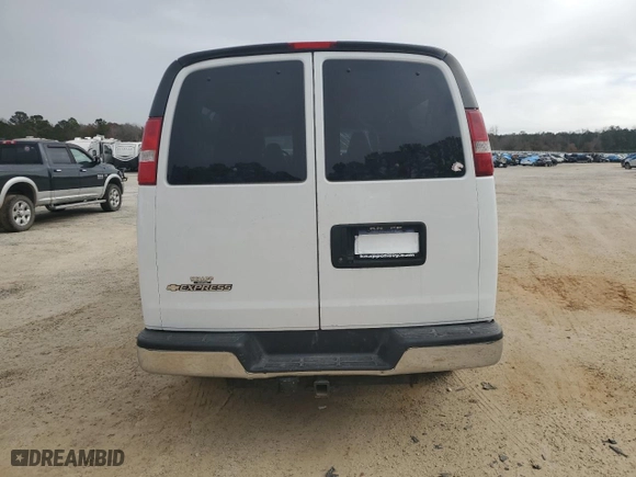 2017 Chevrolet Express Passenger LT with VIN 1GAZGPFF4H1343450, listed as a Copart auction lot 84738374 with 152,461 mi miles and Salvage Title. Bid and sale history available at carsss.com. Image 6.