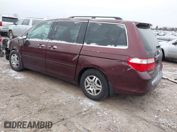 2007 Honda Odyssey EX-L with VIN 5FNRL38657B449372, listed as a IAAI auction lot 41508969 with 149,740 mi miles. Bid and sale history available at carsss.com. Image 3.