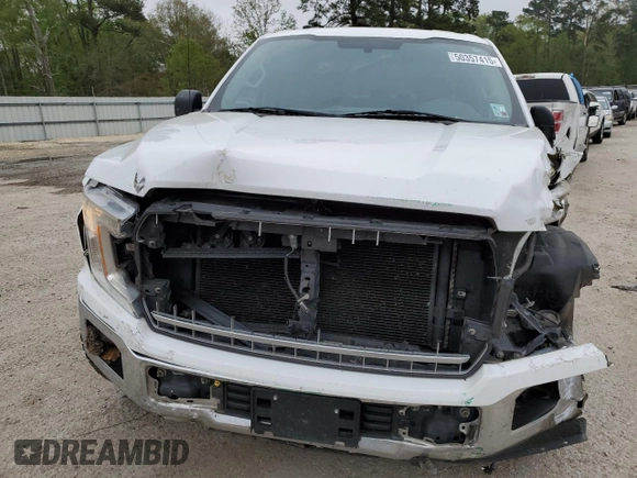 2018 Ford F-150 XL with VIN 1FTEW1C53JKC18828, listed as a Copart auction lot 50357415 with 128,689 mi miles and Salvage Title. Bid and sale history available at DreamBid. Image 5.
