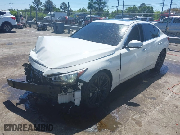 2019 Infiniti Q50 Luxe z VIN JN1EV7AP7KM513482, wystawiony jako IAAI lot #42000334 z przebiegiem 101 789 mil mil oraz . Historia ofert i sprzedaży dostępna na DreamBid. Obrazek 19.