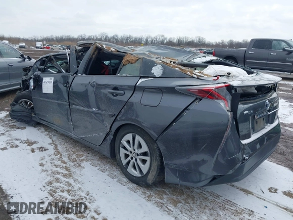 2017 Toyota Prius Two with VIN JTDKARFU2H3040367, listed as a IAAI auction lot 41617453 with Not Provided miles and . Bid and sale history available at DreamBid. Image 3.