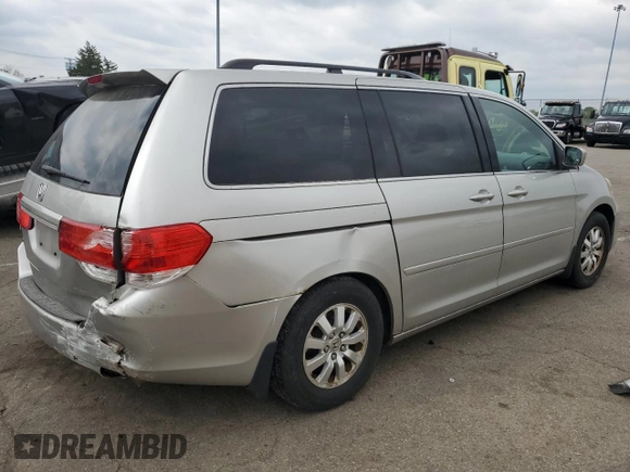 2009 Honda Odyssey EX-L with VIN 5FNRL38769B012220, listed as a Copart auction lot 54767415 with 192,640 mi miles and Salvage Title. Bid and sale history available at carsss.com. Image 3.