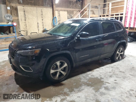 2020 Jeep Cherokee Limited with VIN 1C4PJMDN8LD507072, listed as a Copart auction lot 49351385 with 107,620 mi miles and Clean Title. Bid and sale history available at carsss.com. Image 1.