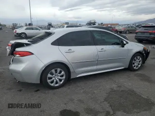 2022 Toyota Corolla LE with VIN 5YFEPMAE6NP311416, listed as a Copart auction lot 47969525 with 70,512 mi miles and Salvage Title. Bid and sale history available at DreamBid. Image 3.