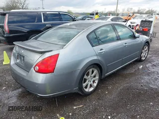 2007 Nissan Maxima 3.5 SE with VIN 1N4BA41E97C864180, listed as a IAAI auction lot 41961863 with 1 mi miles. Bid and sale history available at carsss.com. Image 4.