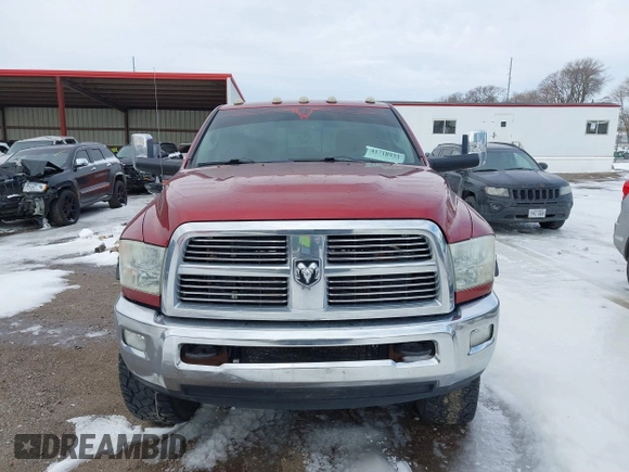 2012 Ram 2500 Laramie Longhorn with VIN 3C6UD5GLXCG236438, listed as a IAAI auction lot 41718933 with 139,564 mi miles. Bid and sale history available at carsss.com. Image 12.