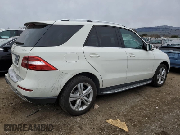 2013 Mercedes-Benz M 350 with VIN 4JGDA2EB9DA243869, listed as a Copart auction lot 44978135 with 111,549 mi miles and Salvage Title. Bid and sale history available at carsss.com. Image 3.