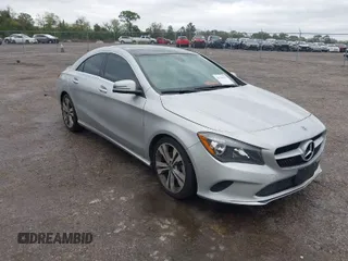2018 Mercedes-Benz CLA with VIN WDDSJ4EB5JN569475, listed as a IAAI auction lot 41731123 with 76,253 mi miles. Bid and sale history available at carsss.com. Image 1.