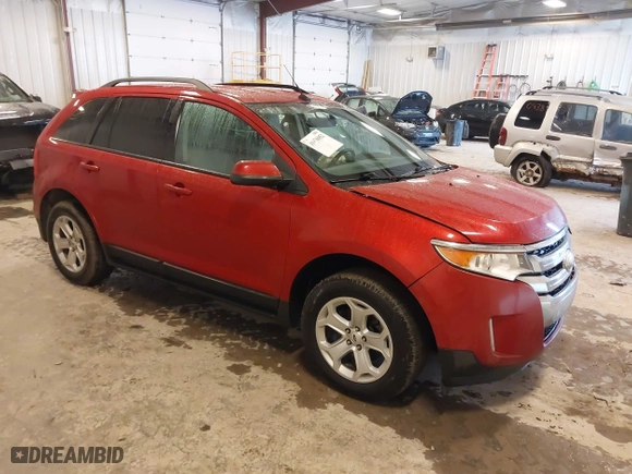 2012 Ford Edge SEL with VIN 2FMDK3J9XCBA22418, listed as a IAAI auction lot 41476052 with 203,928 mi miles. Bid and sale history available at carsss.com. Image 1.