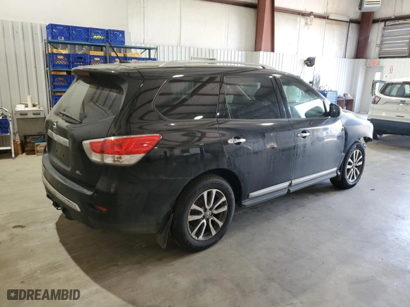 2014 Nissan Pathfinder Platinum with VIN 5N1AR2MN1EC687793, listed as a Copart auction lot 49788475 with NaN miles and Clean Title. Bid and sale history available at carsss.com. Image 3.