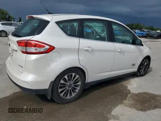 2017 Ford C-Max Energi Titanium with VIN 1FADP5FU9HL100117, listed as a Copart auction lot 69279074 with 153,601 mi miles and Salvage Title. Bid and sale history available at carsss.com. Image 3.