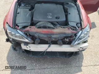 2008 Lexus IS 250 with VIN JTHCK262882027649, listed as a Copart auction lot 60281105 with 160,383 mi miles and Salvage title. Bid and sale history available at DreamBid. Image 11.