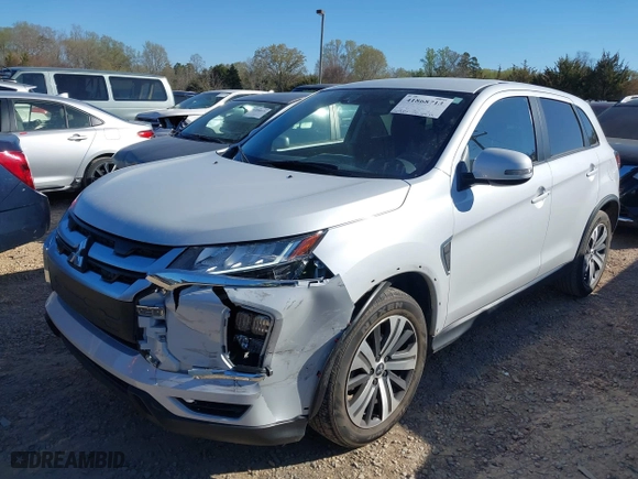 2022 Mitsubishi Outlander Sport SE with VIN JA4APVAU6NU017104, listed as a IAAI auction lot 41868713 with 27,703 mi miles. Bid and sale history available at carsss.com. Image 17.