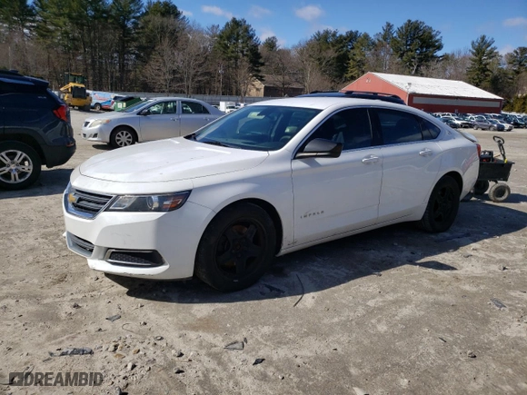 2016 Chevrolet Impala LS with VIN 2G11X5SA9G9179571, listed as a Copart auction lot 48022315 with 201,473 mi miles and Salvage Title. Bid and sale history available at carsss.com. Image 1.