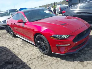 2020 Ford Mustang EcoBoost with VIN 1FA6P8TH4L5157565, listed as a IAAI auction lot 41823153 with 52,978 mi miles and . Bid and sale history available at DreamBid. Image 1.
