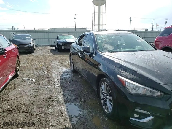 2018 Infiniti Q50 3.0t SPORT with VIN JN1EV7AR6JM611581, listed as a Copart auction lot 47108275 with NaN miles and Salvage Title. Bid and sale history available at carsss.com. Image 13.