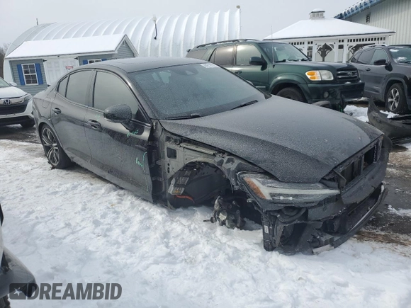 2019 Volvo S60 R-Design with VIN 7JRBR0FM0KG018082, listed as a Copart auction lot 44216225 with 52,692 mi miles and Salvage Title. Bid and sale history available at carsss.com. Image 4.