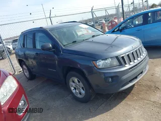 2015 Jeep Compass Sport with VIN 1C4NJCBA6FD185280, listed as a IAAI auction lot 41774462 with 175,082 mi miles. Bid and sale history available at carsss.com. Image 1.